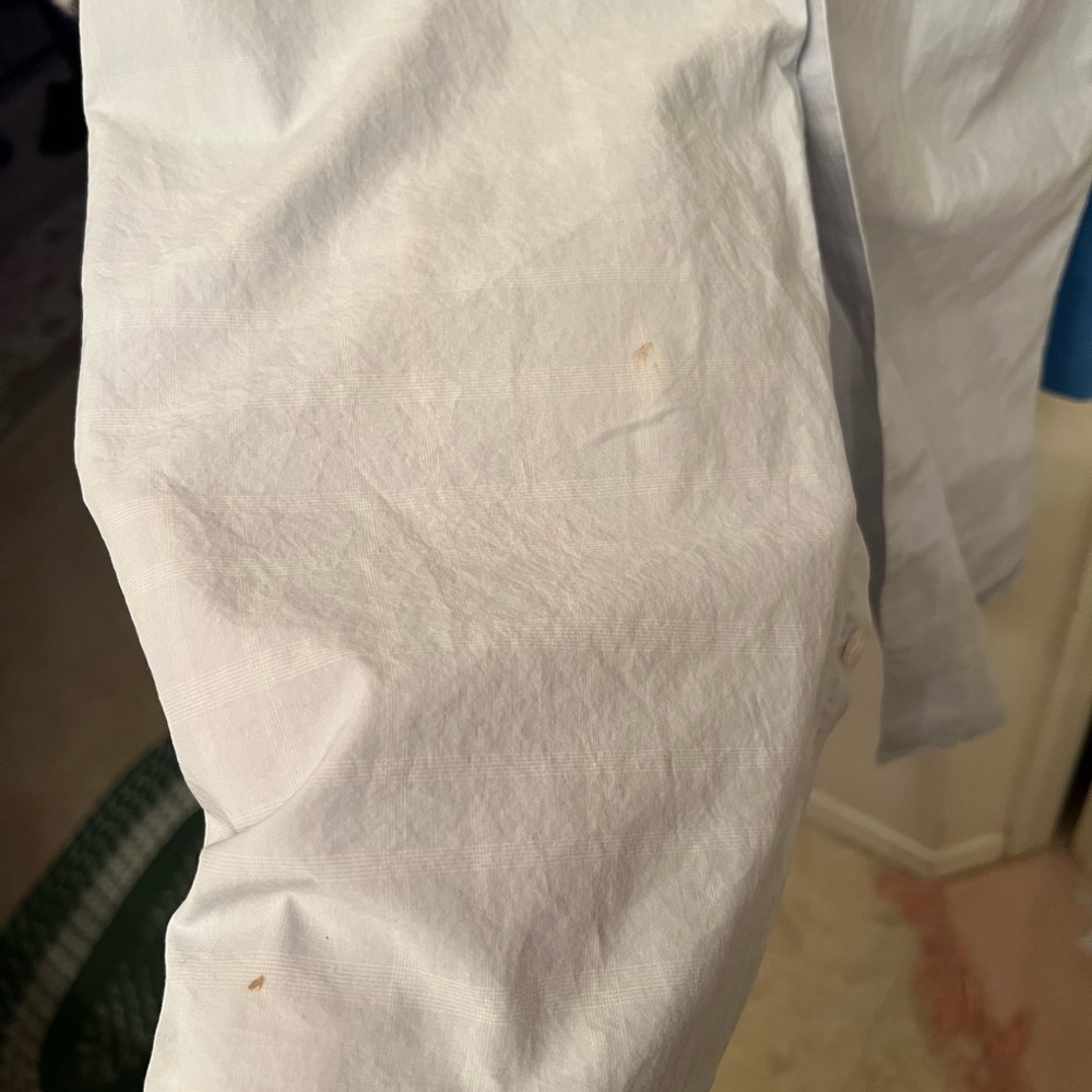 Lacoste Men's Blue Polo Shirt size 4-medium AND a Freebie Lacoste button up - Picture 7 of 7